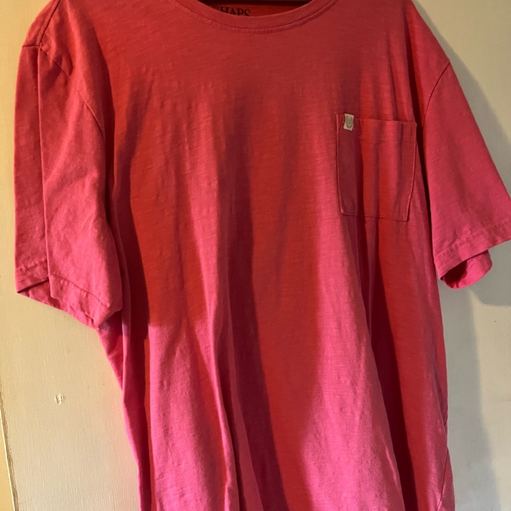 Chaps Vibrant Pink Short Sleeve Tee